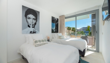 Resa Estates apartment for sale in Ibiza marina botafoch modern bedroom 2.jpg